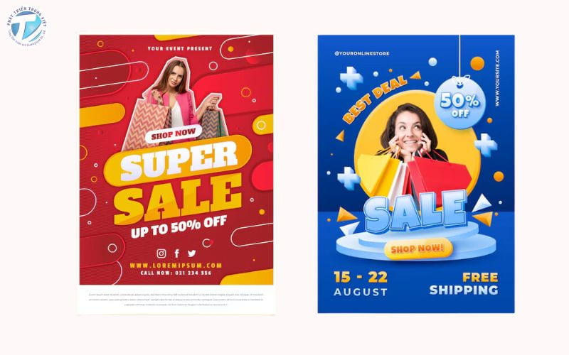 Nội dung poster ngắn gọn, súc tích